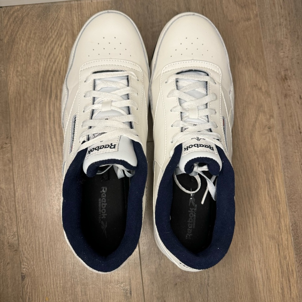 Reebok ASTM F3445-21 White Work Sneakers Leather Steel Toe Lace Up Shoes Mens 13 - Picture 6 of 8